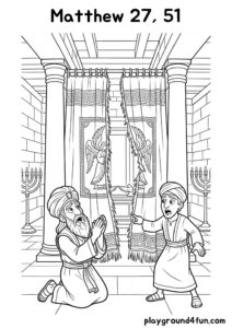 Coloring pages: Matthew 27 51 pdf