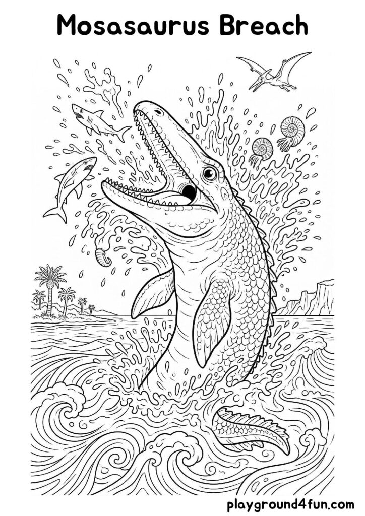 Mosasaurus Breach