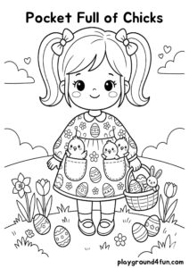 Coloring pages: Pocket Full of Chicks pdf