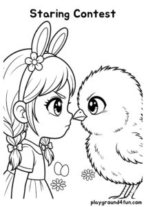 Coloring pages: Staring Contest pdf
