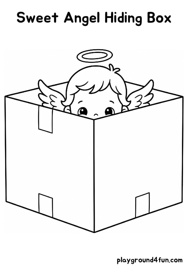 Sweet Angel Hiding Box