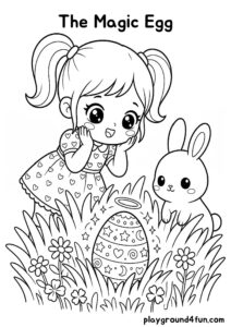Coloring pages: The Magic Egg pdf