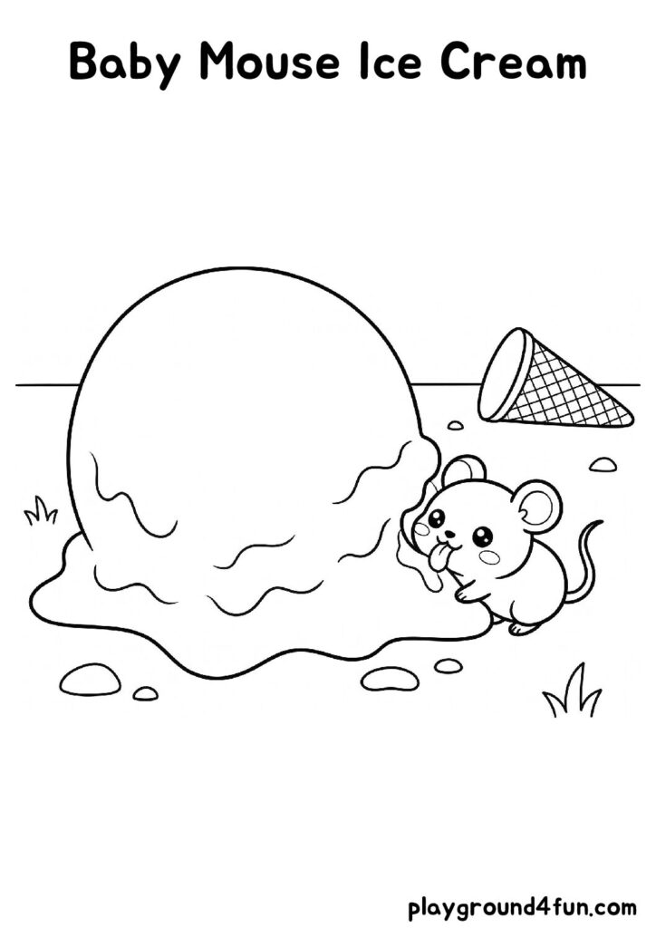 Baby Mouse Ice Cream
