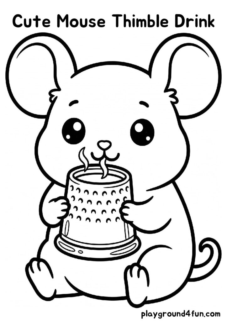 Cute Mouse Thimble Drink