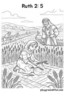 Coloring pages: Ruth 2 5 pdf