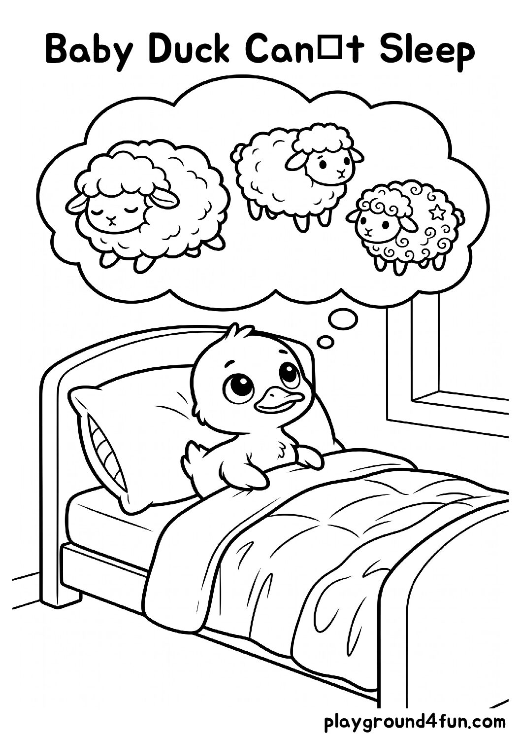 Baby Duck Can’t Sleep