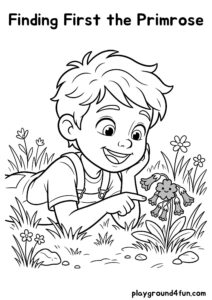 Coloring pages: Finding First the Primrose pdf