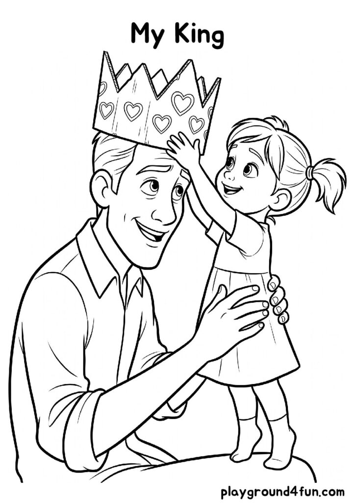 My King Coloring Pages