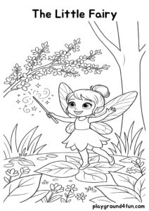 Coloring pages: The Little Fairy pdf