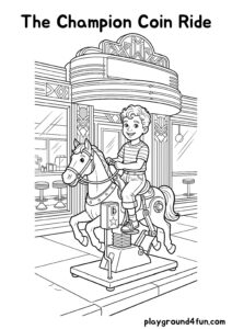 Coloring pages: The Champion Coin Ride pdf