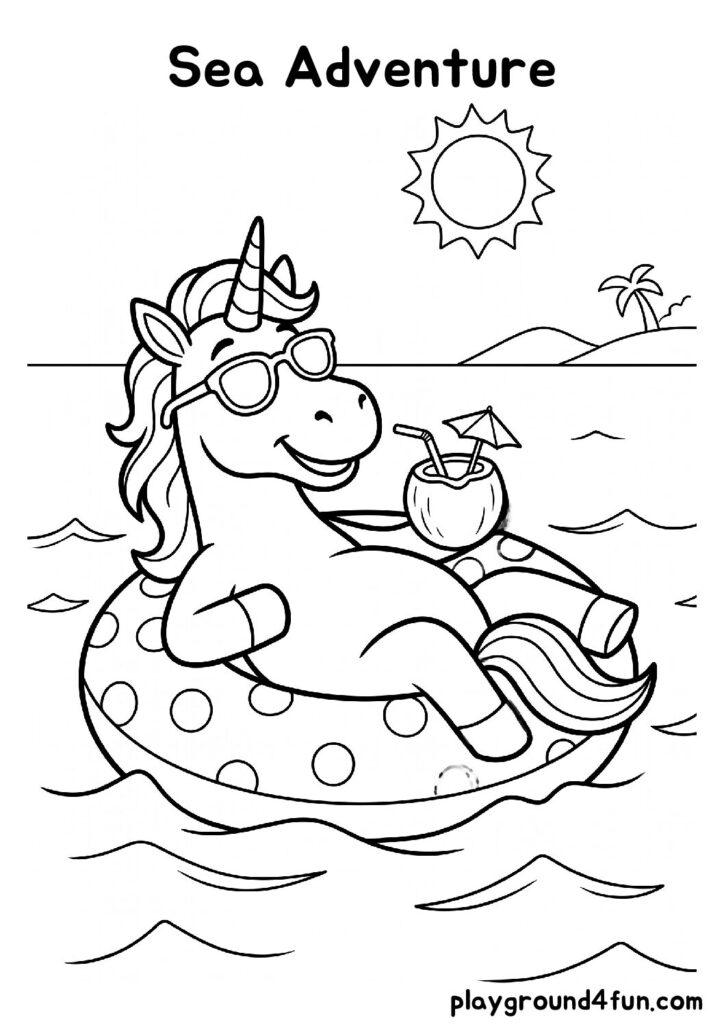 Sea Adventure Coloring Pages