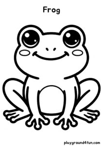 Coloring pages: Frog pdf