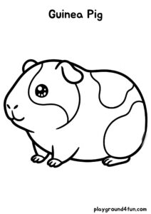 Coloring pages: Guinea Pig pdf