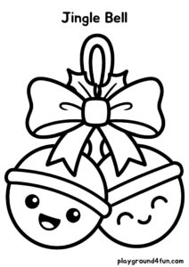 Coloring pages: Jingle Bell pdf