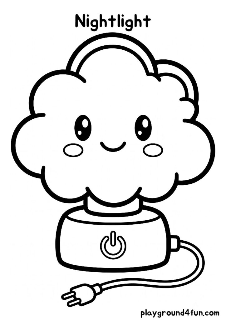 Nightlight Coloring Pages