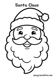 Coloring pages: Santa Claus pdf