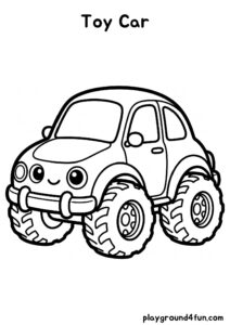 Coloring pages: Toy Car pdf