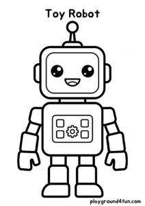 Coloring pages: Toy Robot pdf