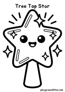 Coloring pages: Tree Top Star pdf